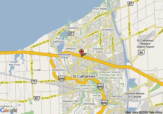 St. Catharines carte